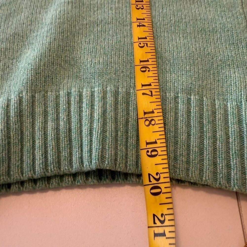 Daniel Bishop Light Green Cashmere Turtleneck Sweater Sz S Preppy, Collegiate - Picture 8 of 12